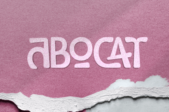 Abocat: A Vintage Display Font for Modern Designs