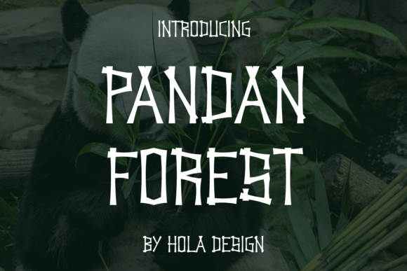 Pandan Forest: A Typeface for Whimsical Storytelling