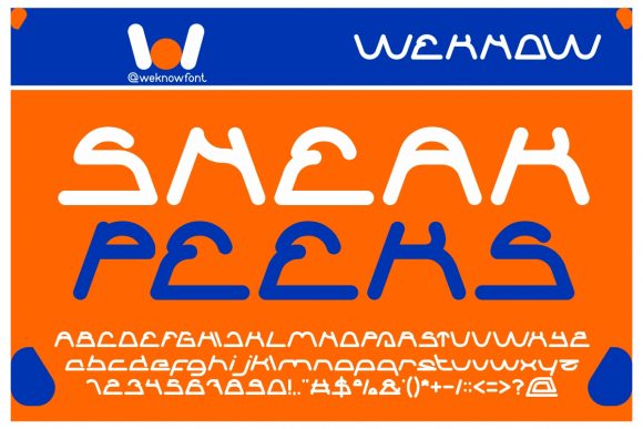 Sneak Peeks: A Modern Display Typeface for Bold Branding