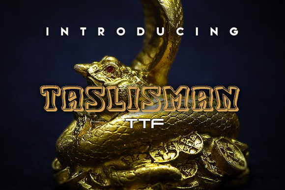 Talisman: A Sharp Display Font for Inspired Design