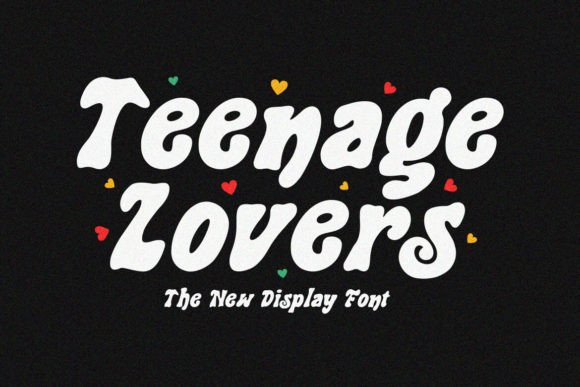 Teenage Lovers: A Handwritten Display Font for Modern Design